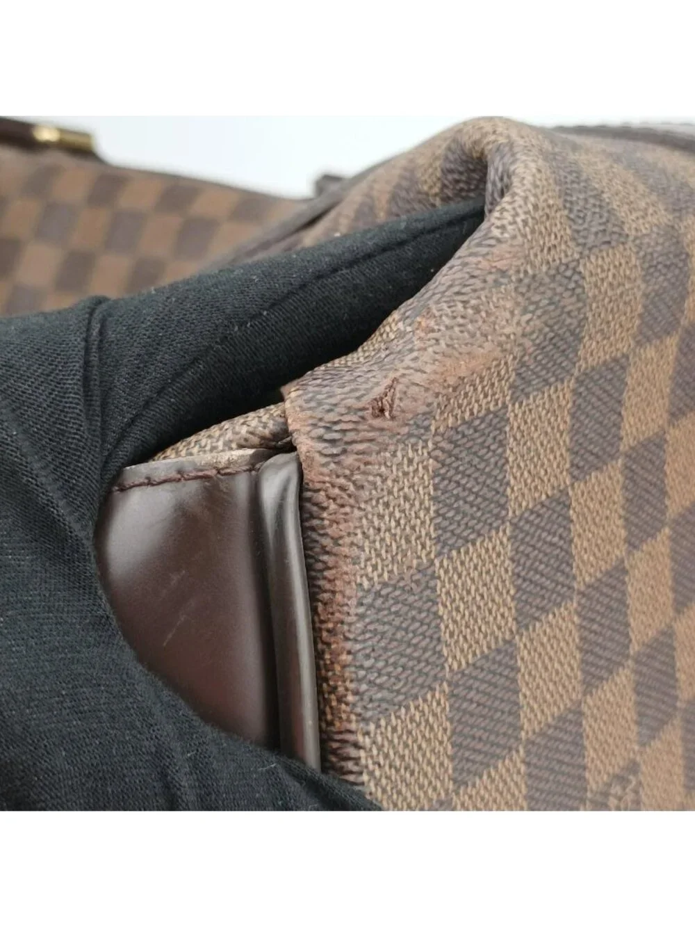 Louis Vuitton Eole 50 Damier Ebene Canvas Handbag